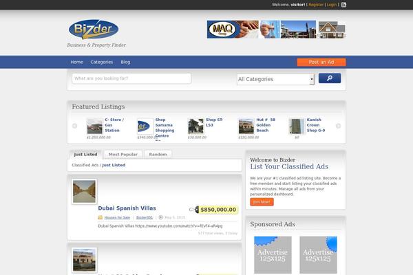 ClassiPress theme site design template sample