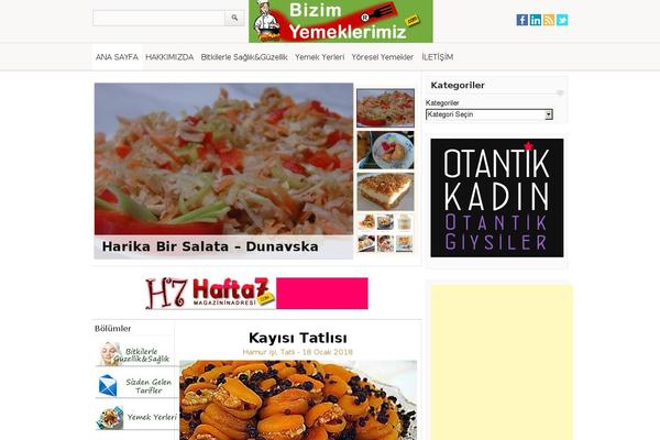 bizimyemeklerimiz.com site used Foodblog-single