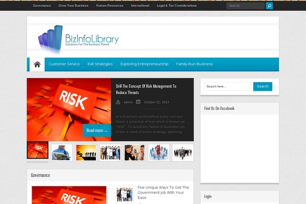bizinfolibrary.org site used My-design