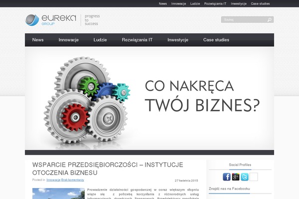 Site using BNS Corner Logo plugin
