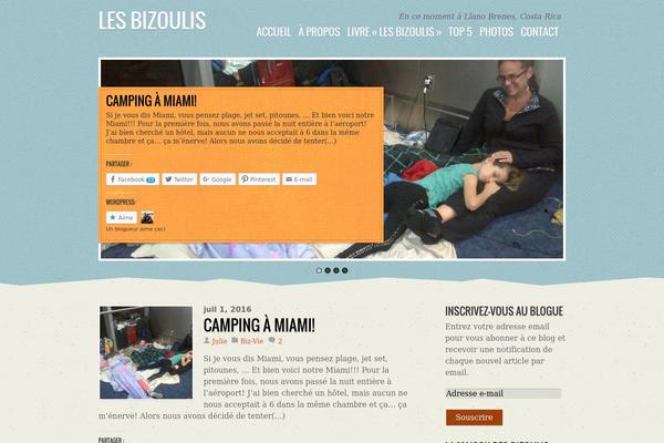 Tisa theme site design template sample