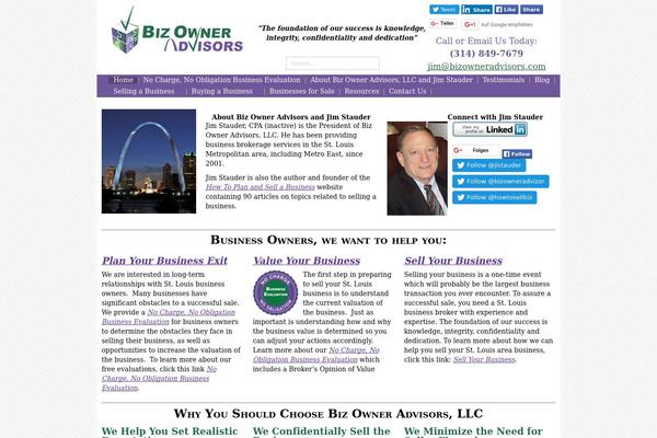 bizowneradvisors.com site used Megazine-v1-08