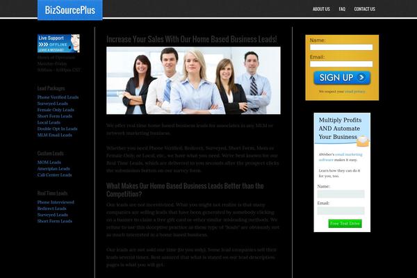 Mai-prosper theme site design template sample