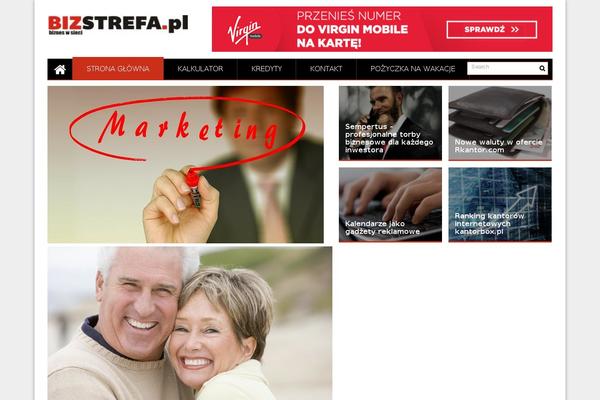 ProfitMag theme site design template sample