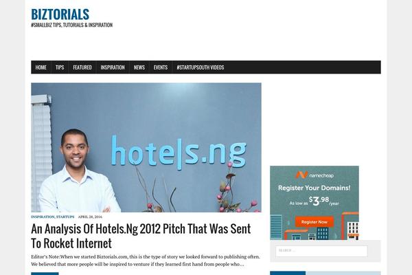 MH Newsdesk lite theme site design template sample