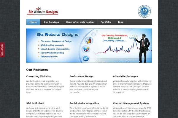 Function theme site design template sample