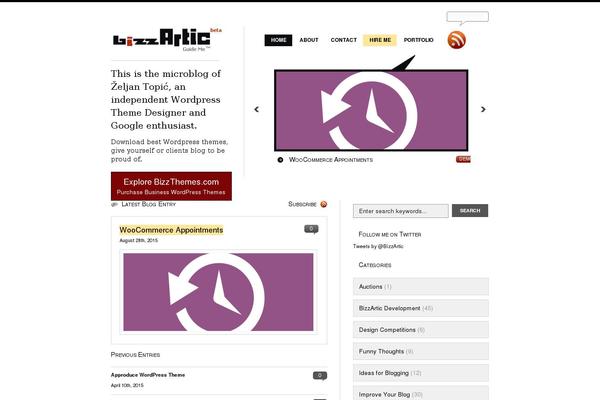 bizzartic.com site used Freshfolio