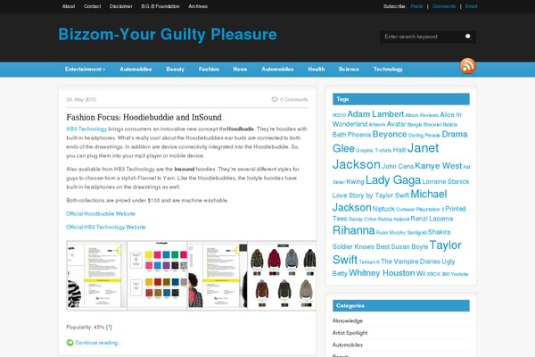 Fresh News theme site design template sample