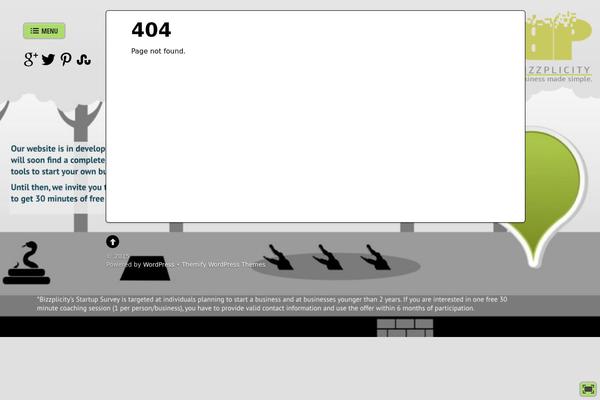 Fullscreen theme site design template sample