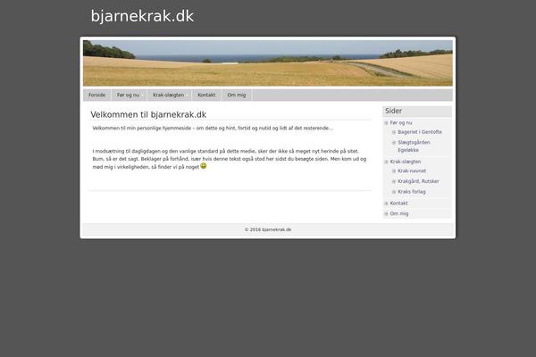 Panorama theme site design template sample