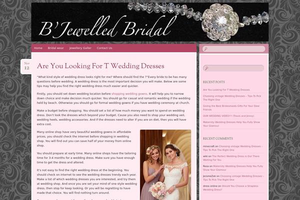 Bouquet theme site design template sample