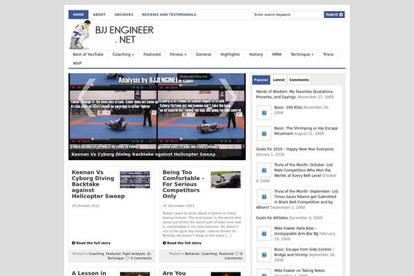 Gazette theme site design template sample