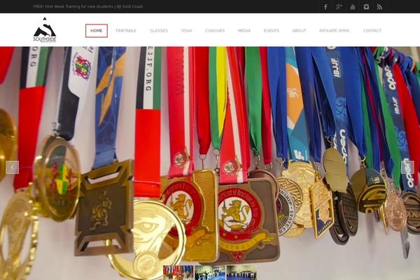 Fitness theme site design template sample