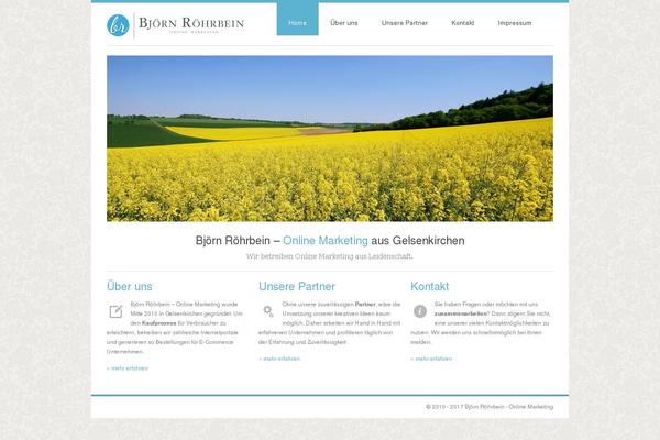 Efolio theme site design template sample