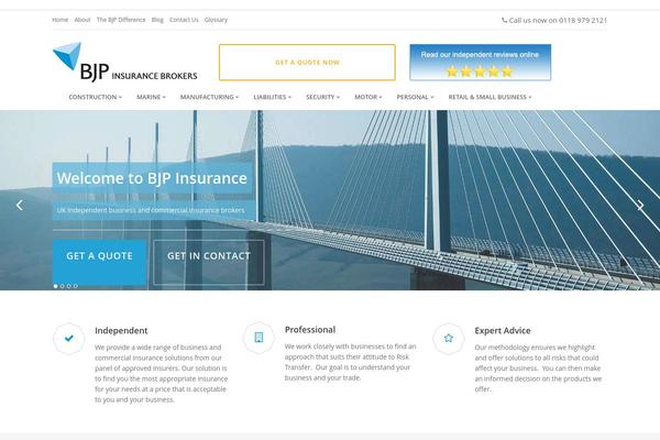 bjpinsure.com site used Ccup-bjp