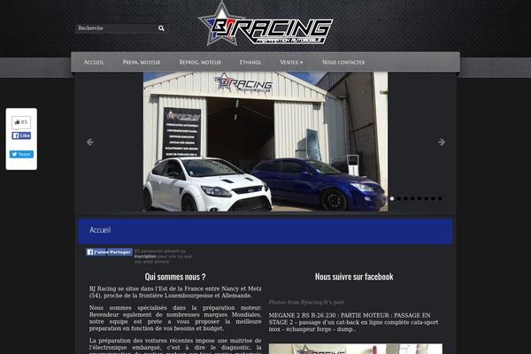 Garage theme site design template sample