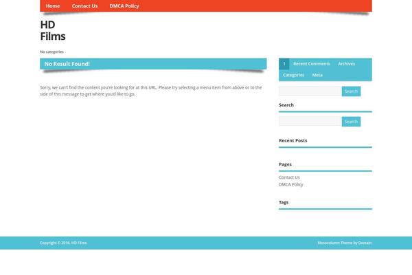 MesoColumn theme site design template sample