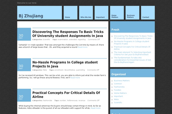 Metro theme site design template sample