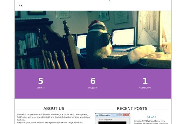 Zeta theme site design template sample
