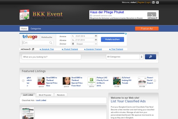 ClassiPress theme site design template sample