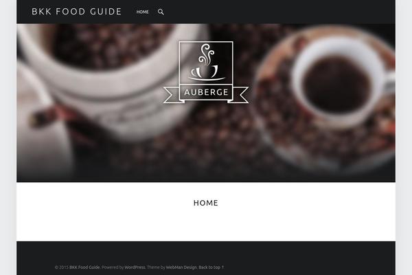 Auberge theme site design template sample