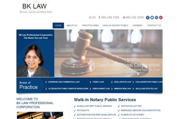 Site using Testimonial Slider plugin