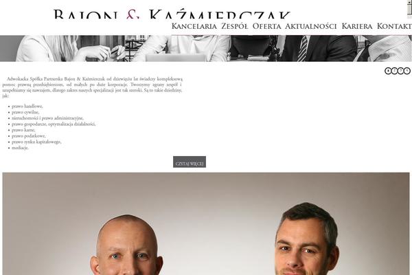 Bk theme site design template sample
