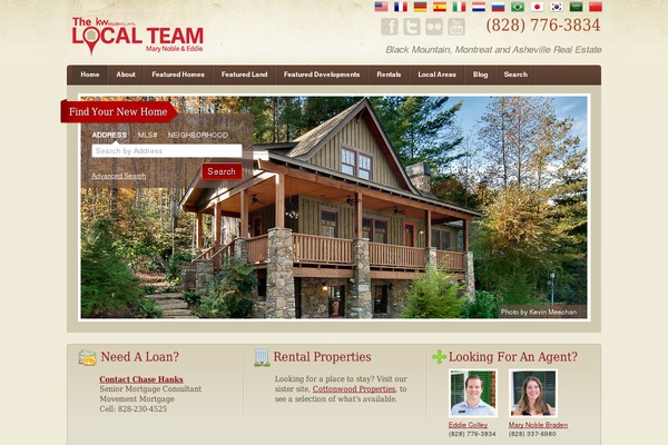 RealEstate theme site design template sample