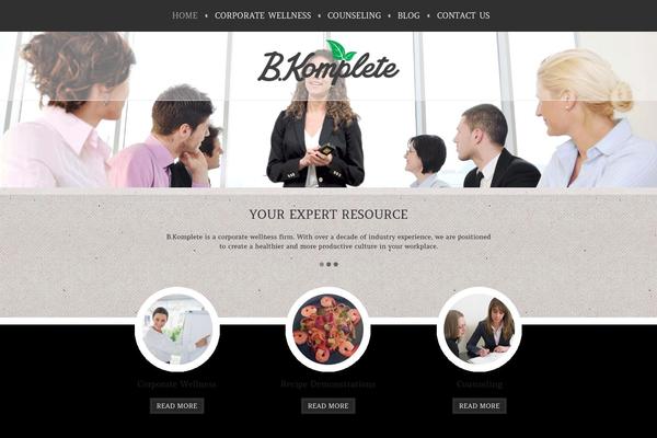 Presence theme site design template sample