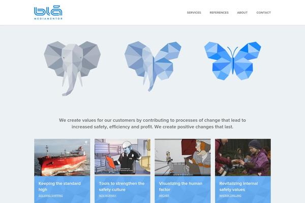 Maksimer theme site design template sample