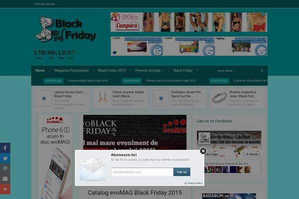 Alpha theme site design template sample
