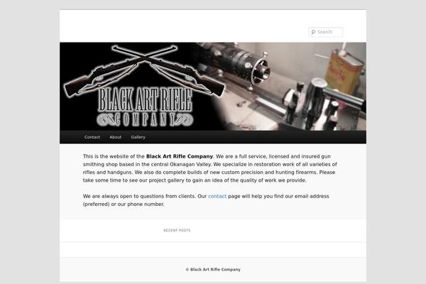 Twenty Eleven theme site design template sample