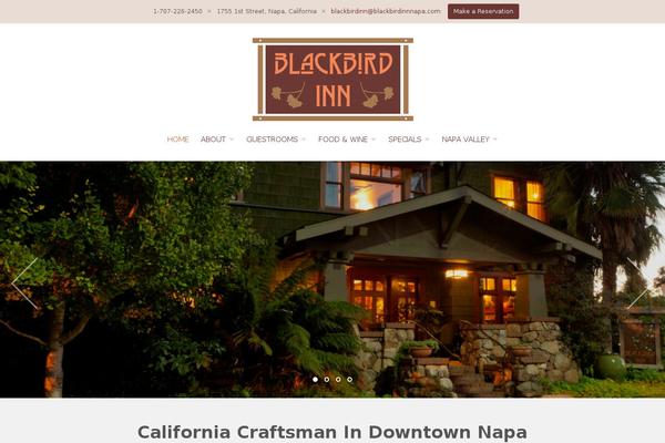 Bordeaux theme site design template sample
