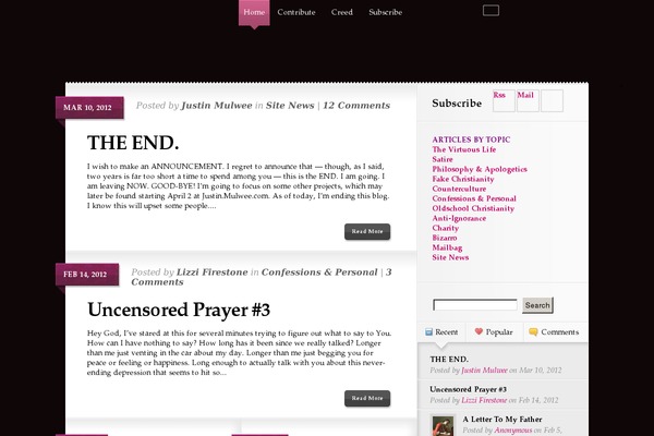 Glow theme site design template sample
