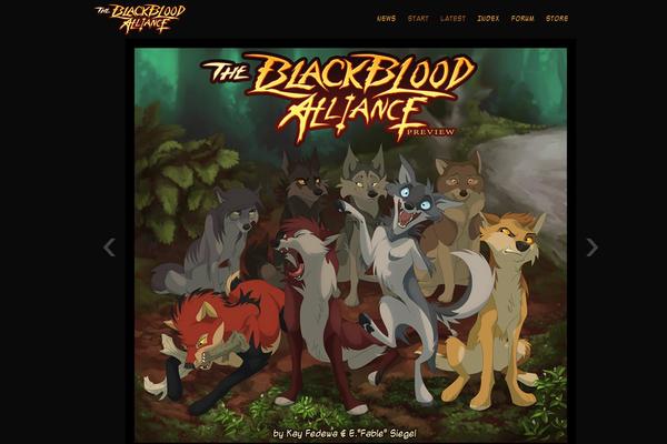 blackbloodalliance.com site used Wordpress-theme