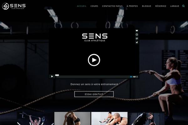 Balance theme site design template sample