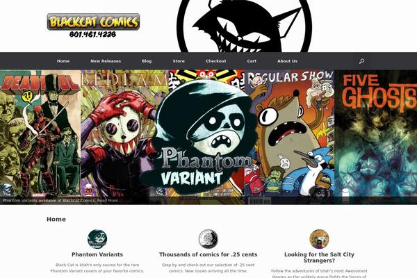 Vantage theme site design template sample