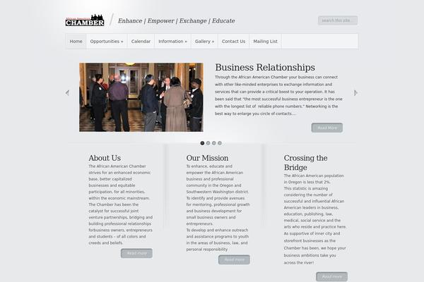 Minimal theme site design template sample