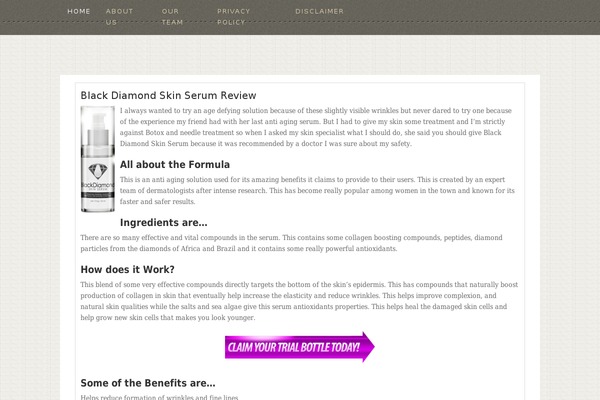 Fabric theme site design template sample