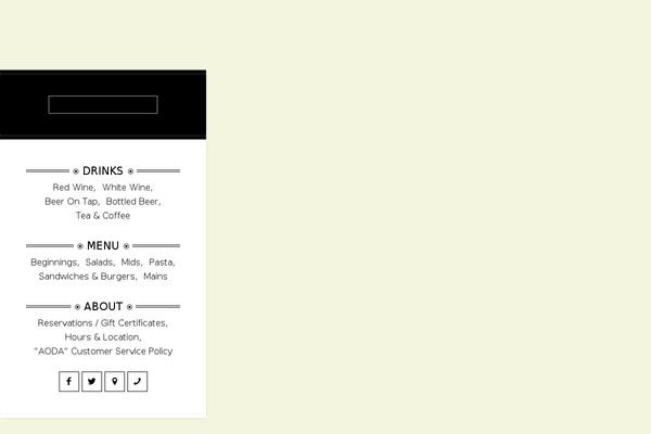 Amici theme site design template sample