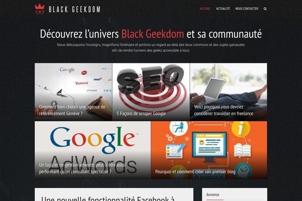 Throne theme site design template sample