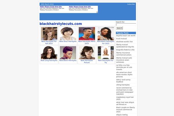 Article Directory theme site design template sample