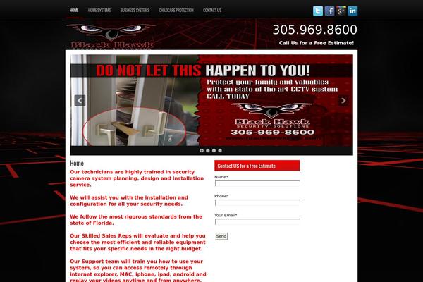 blackhawkcctv.com site used Techdaily