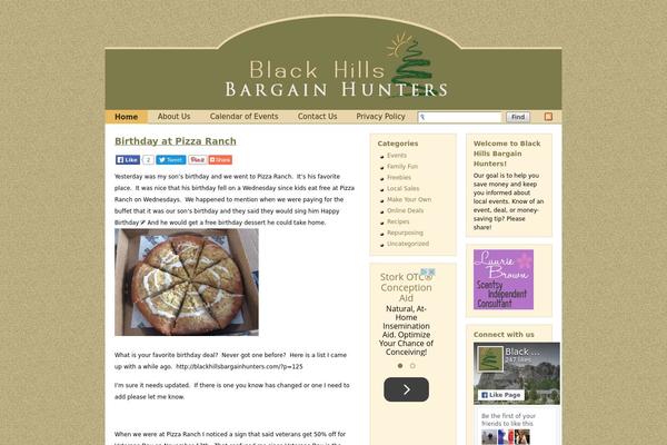blackhillsbargainhunters.com site used Flexi-Blue