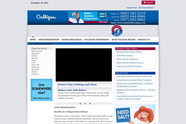 blackhillsculligan.com site used Culligan-theme-3