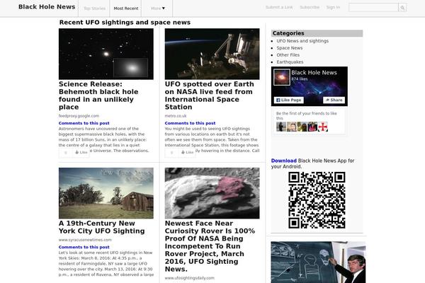 WordPress website example screenshot