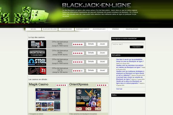blackjackenlignegratuit.com site used Blackjackenligne
