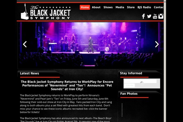 Soundcheck theme site design template sample