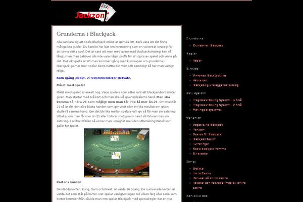 blackjackzon.se site used Bj