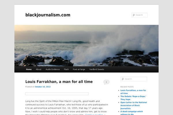 Twenty Eleven theme site design template sample